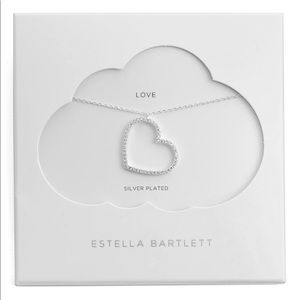 estella bartlett CZ heart necklace